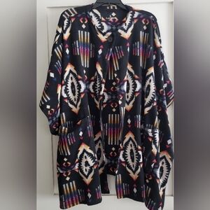 Cuddl Duds Poncho, Fleece, One Size, Not Used